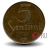 5 santimi - 1922 тип А (без знака мон. двора) - Латвия