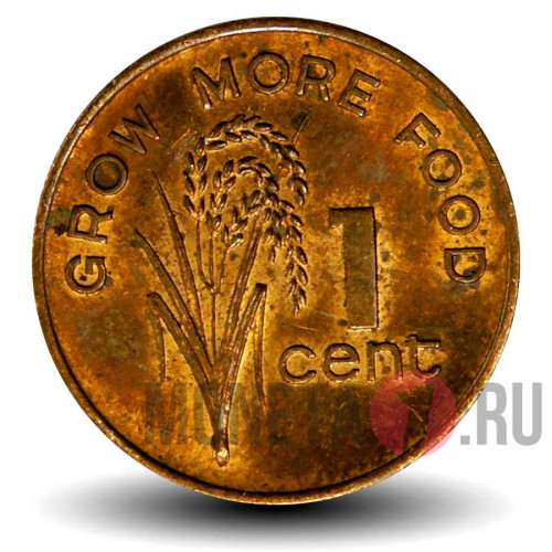 1 цент 1982 года - ФАО - Фиджи