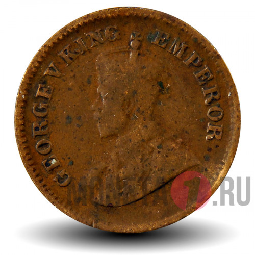 1/2 пайса 1931 года - Британская Индия - George V