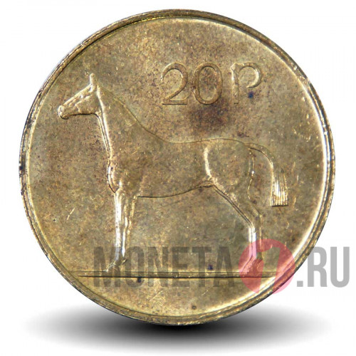20 пенсов 1996 года - Ирландия - Лошадь