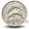 5 крон 1987 года - Исландия - Дельфины