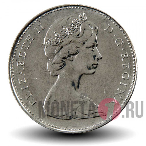 5 центов 1973 года - Канада - Бобр