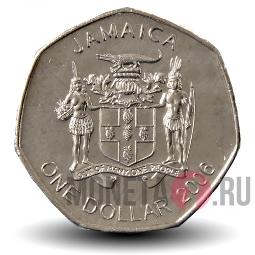 1 доллар 2006 года - Ямайка - Александр Бустаманте