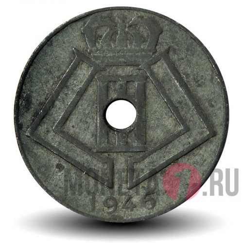 10 сантимов 1946 года - Бельгия - Оккупация WWII - BELGIE-BELGIQUE