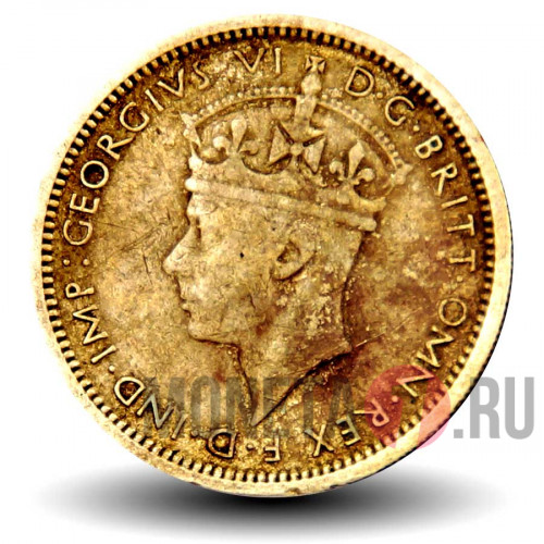 6 пенсов 1940 года - Британская Западная Африка - George VI