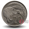 20 центов 1973 года - Новая Зеландия - Птица Киви