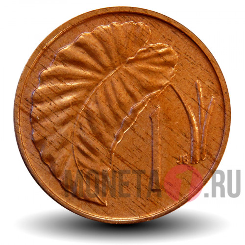 1 цент 1973 года - Острова Кука - Лист Таро