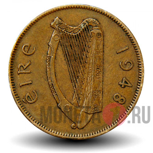 1 penny - Ireland 1948 - Один пенни, Ирландия