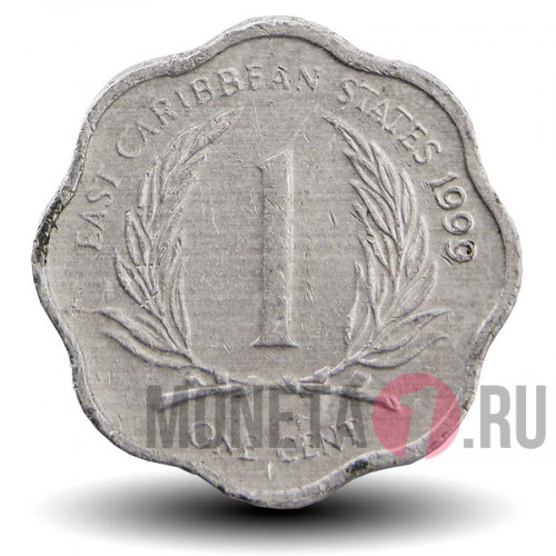 1 цент 1999 года - Восточные Карибские территории