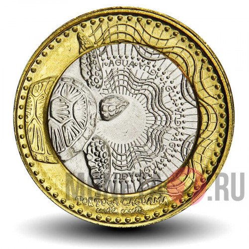 1000 песо 2017 года - Черепаха - Колумбия