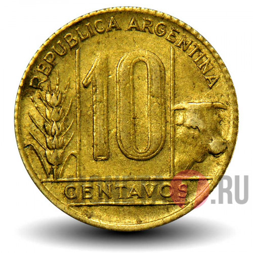 10 сентаво 1948 года - Аргентина