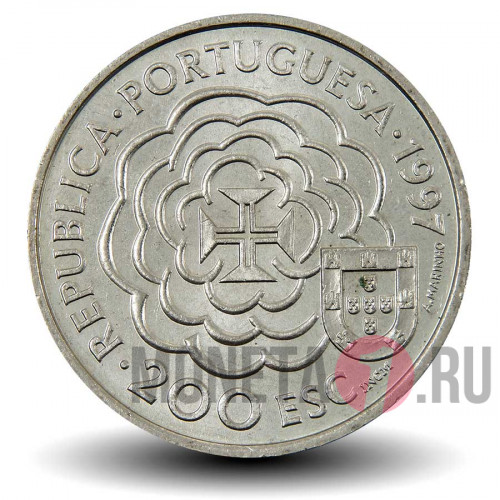200 эскудо 1997 года - Бенто де Гойя - Португалия