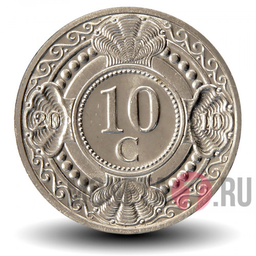 10 центов 2010 года - Нидерландские Антильские Острова