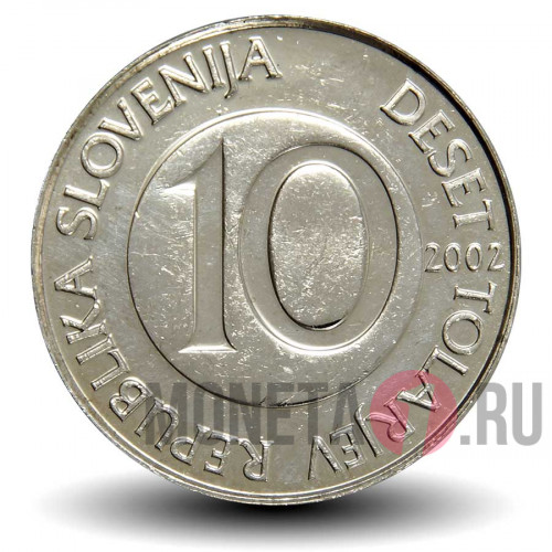 10 толаров 2002 года - Лошадь - Словения
