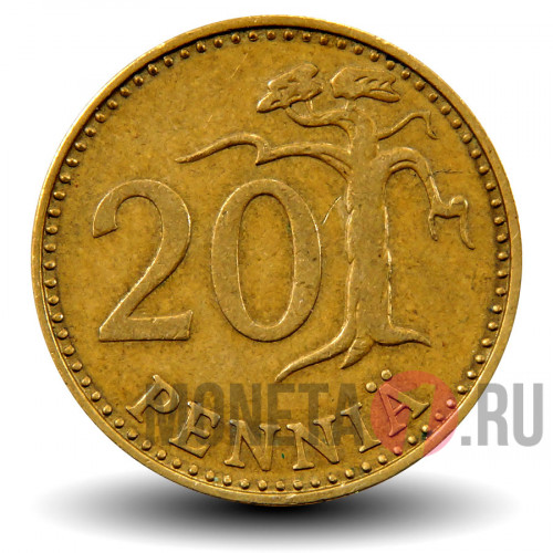 20 пенни 1976 года - Финляндия