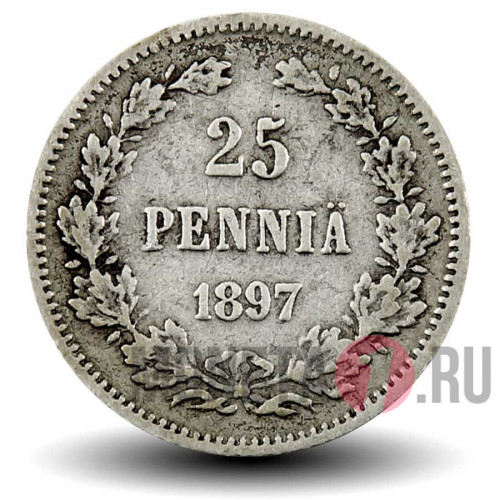 25 пенни 1897 года - Финляндия