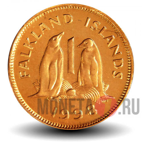 1 пенни 1998 года - Фолклендские острова - Пингвины