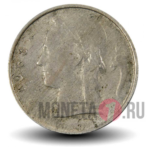 1 франк 1968 года - Бельгия - Бодуэн I - BELGIE