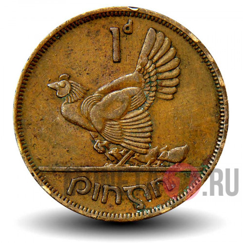 1 penny - Ireland 1950 - Один пенни, Ирландия