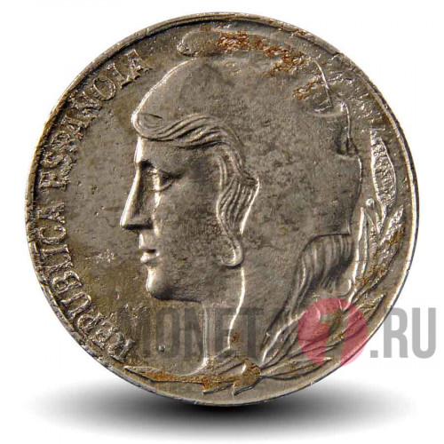 5 сентимо 1937 года - Испания - II Республика