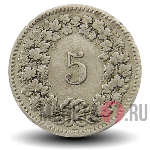 5 рапенов 1912 года - Швейцария