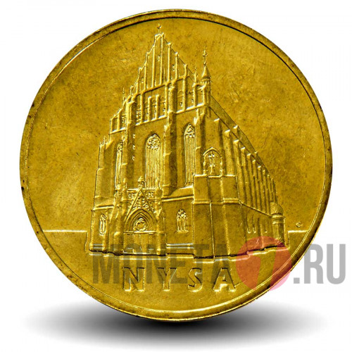 2 злотых 2006 года - Город Ныса - Nysa