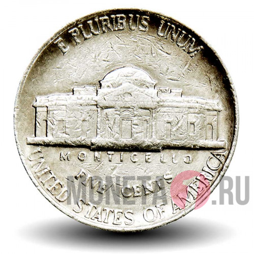 5 центов 1983 года - Усадьба Монтичелло (Monticello) - США - D