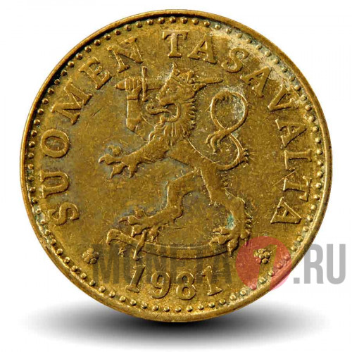 20 пенни 1981 года - Финляндия