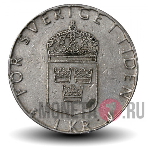 1 крона 1979 года - Швеция - Карл XVI Густав