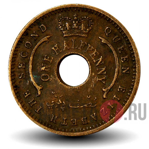 1/2 пенни 1959 года - Британская Нигерия