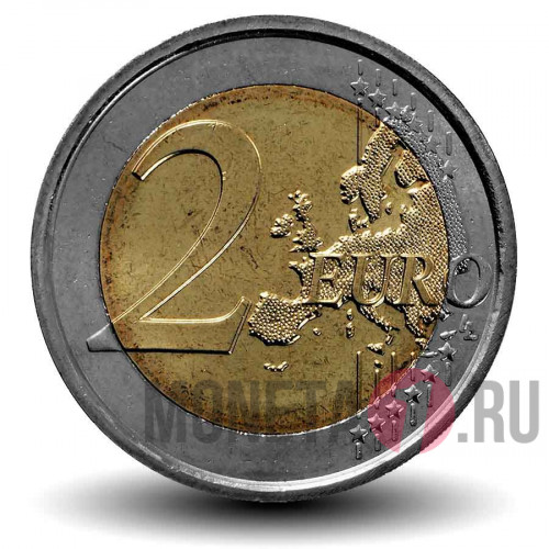 2 евро - 100 лет со дня смерти Джованни Пасколи - 2012 год - Италия