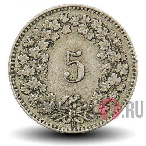 5 рапенов 1915 года - Швейцария