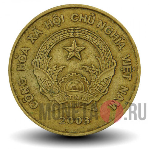 5000 донгов 2003 года - Вьетнам - Пагода на одном столбе - из оборота