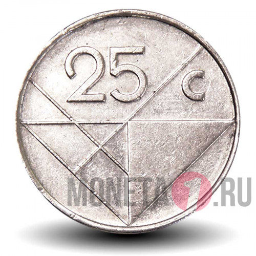 25 центов 2002 года - Аруба