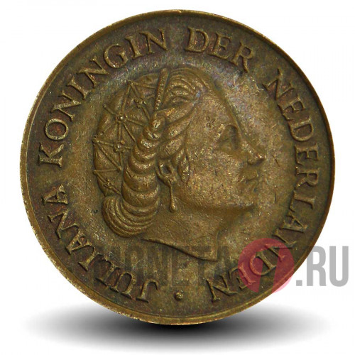 5 центов 1974 года - Нидерланды - Королева Юлиана