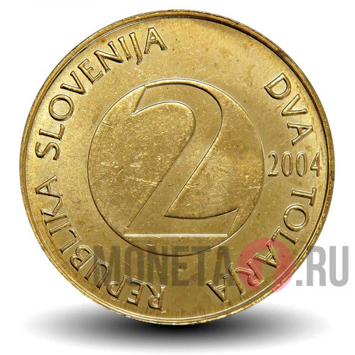 2 толара 2004 года - Деревенская ласточка - Словения