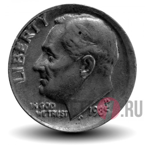 1 дайм 1985 года - Рузвельт - США - P