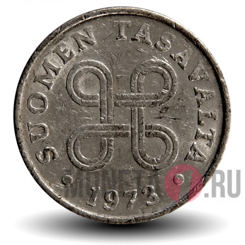 1 пенни 1973 года - Финляндия