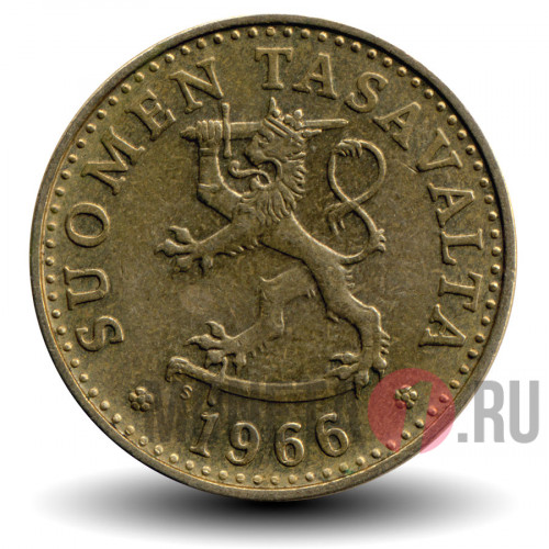 20 пенни 1966 года - Финляндия - S