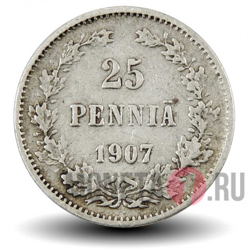 25 пенни 1907 года - Финляндия