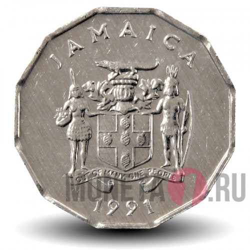 1 цент 1991 года - FAO - Ямайка