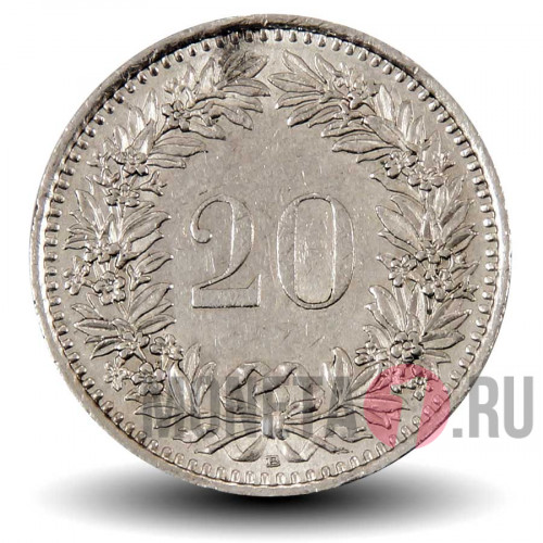 20 рапенов 1989 года - Швейцария