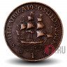 1 пенни 1940 года - Южная Африка - Корабль (без точки после даты)