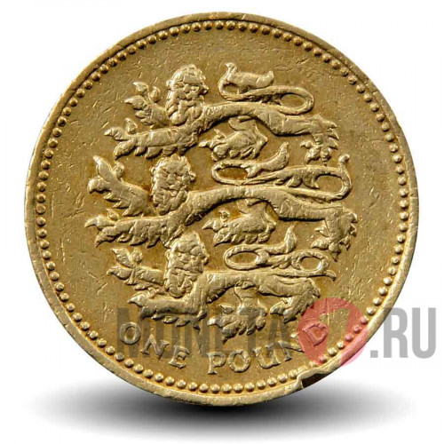 1 фунт 2002 года - Герб Англии - Великобритания