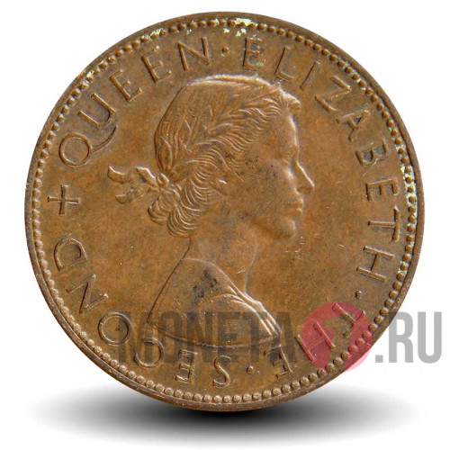 1 пенни 1959 года - Новая Зеландия - Новозеландский туи