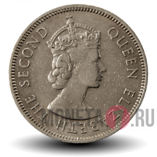 50 центов 1973 года - Гонконг - Елизавета II