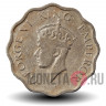 1 анна 1941 года - Британская Индия - "•" - Бомбей
