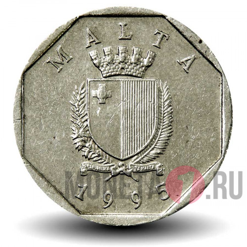 50 центов 1995 года - Мальта - Цветок