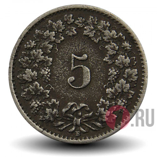 5 рапенов 1919 года - Швейцария