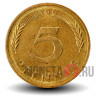 5 пфеннигов 1977 года - ФРГ - Дуб -G